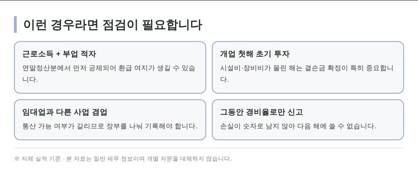 동대문 종소세 세금상담 점검이 필요한 경우 4가지